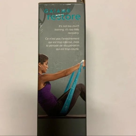Gaiam Restore Strength Flexibility Resistance Band Kit Set 3 Levels Resistance - Picture 6 of 8